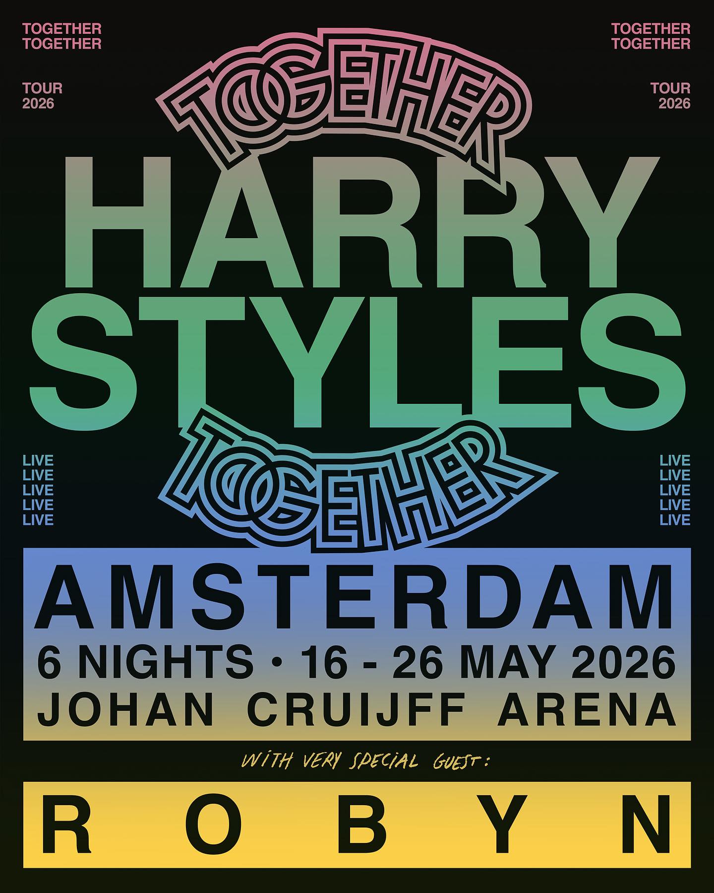 Robyn The Sexistential Tour Poster 2026